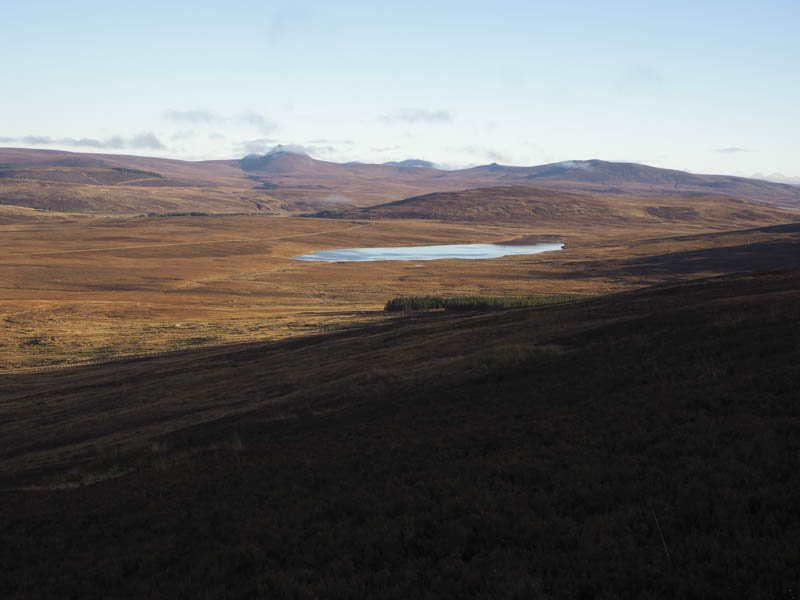 Loch Ascaig and Borrobol Hill