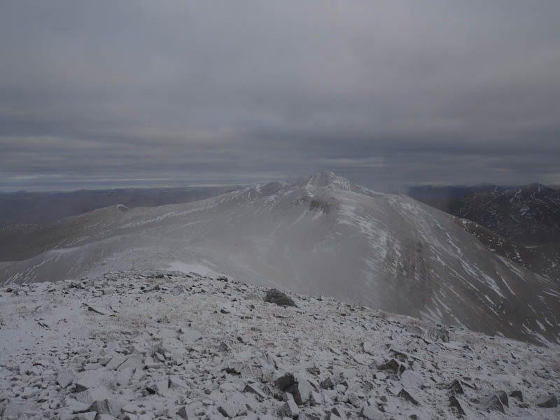 Caisteil and Stob Choire Claurigh from Stob Coire an Laoigh