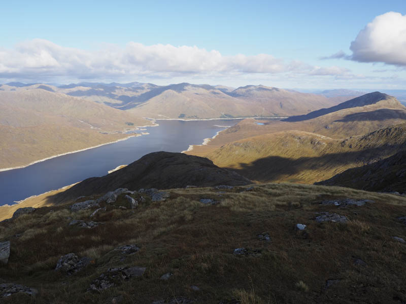 Loch Quoich, Gleouraich, Spidean Mialach and South Cluanie Ridge