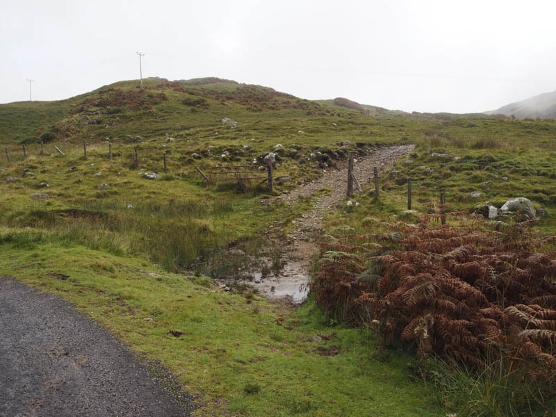 Start for ascent of Beinn Bhreac