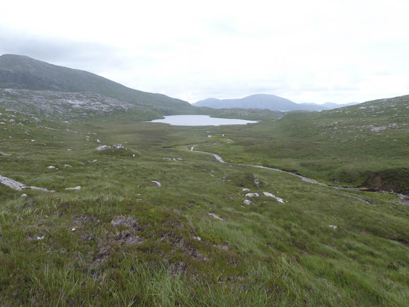 Loch Leosaid and approach route