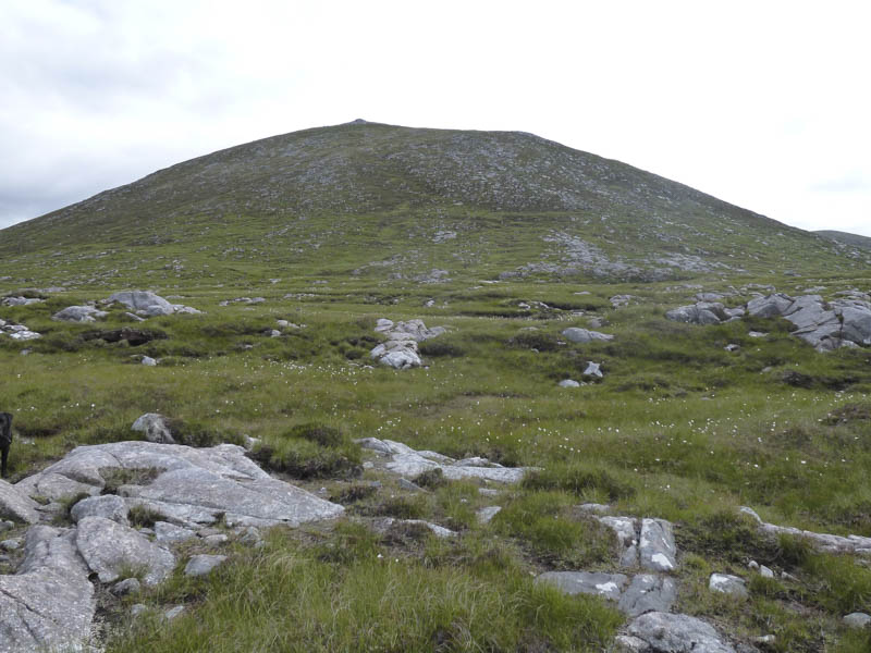 Approaching steeper ground on Beinn Dhubh