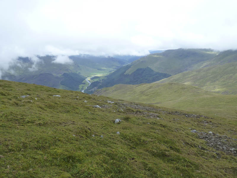 Looking west up Glen Lyon