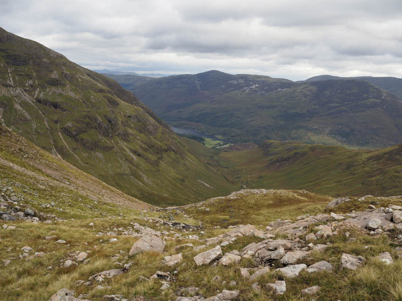 View back to start and Loch Leven