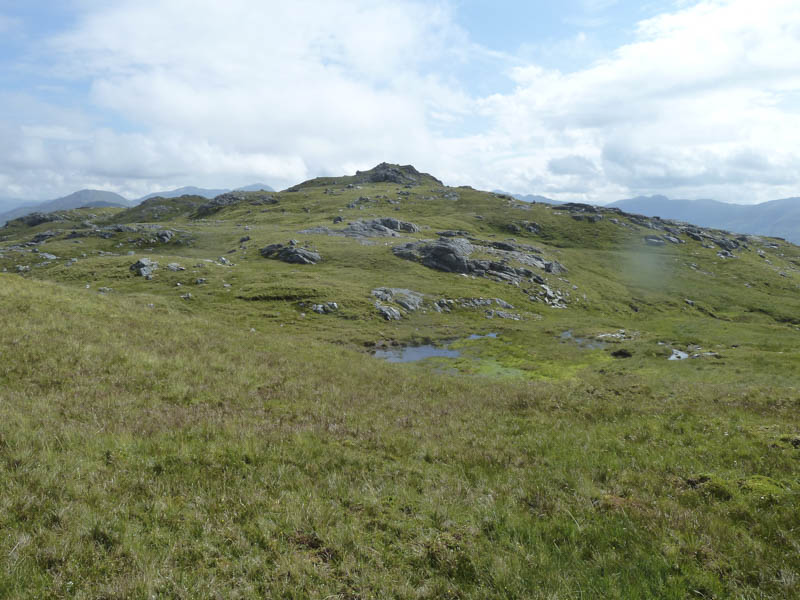 Approaching summit of Beinn Gaire