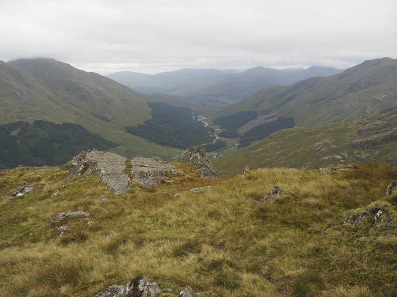 View back down Glen Finnan to Viaduct