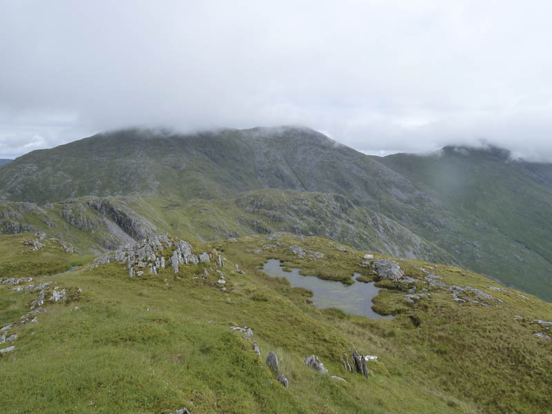 Rois-Bheinn summit in cloud