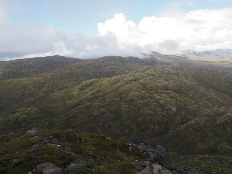 View back to Beinn Molurgainn