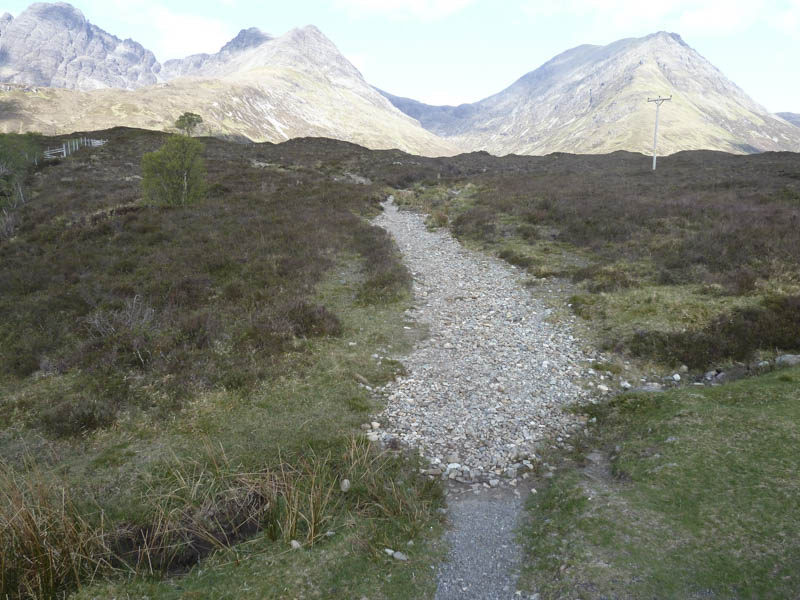 Path up north side of the Allt na Dunaiche
