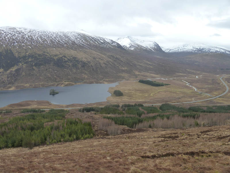 Glen Carron , Loch Sgamhain and Sgurr nan Ceannaichean