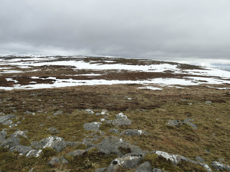 Approaching summit of Beinn na Feusaige