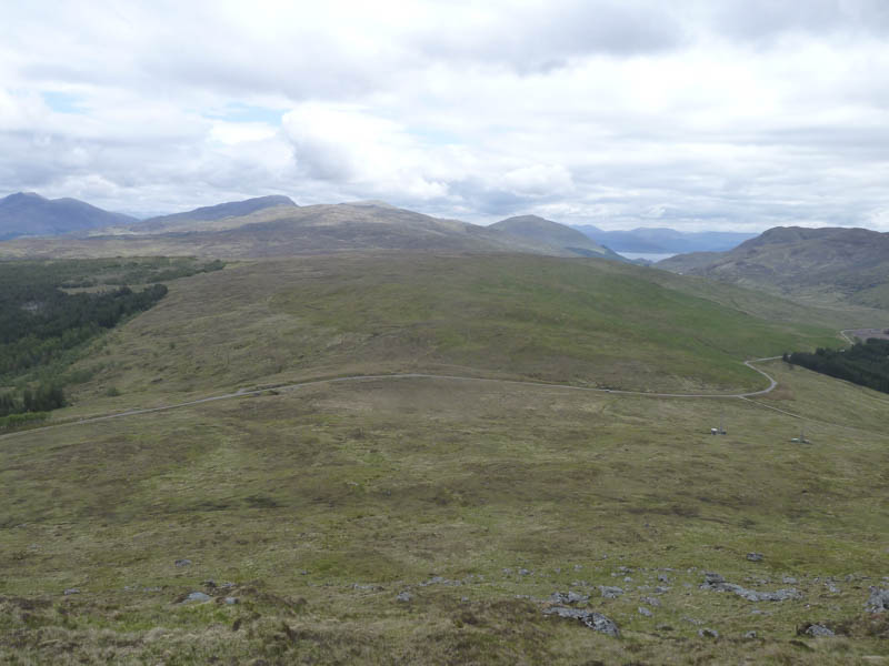 Looking back at start, Taobh Dubh beyond