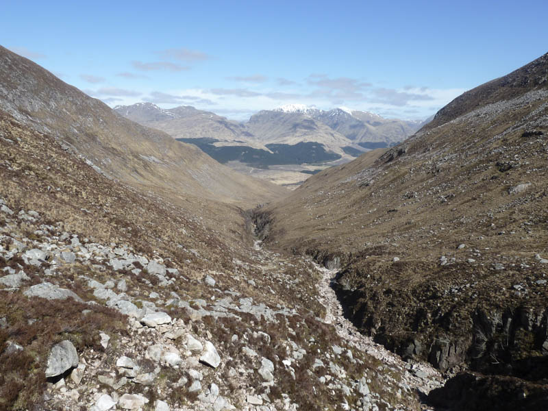 View back to Glen Etive