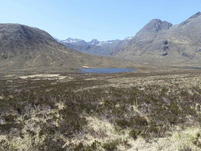 Lochan Dubha, Harta Corrie and Cuillin Ridge