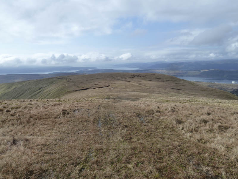 Auchengaich Hill. Firth of Clyde beyond