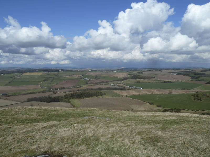 Looking north from Largo Law
