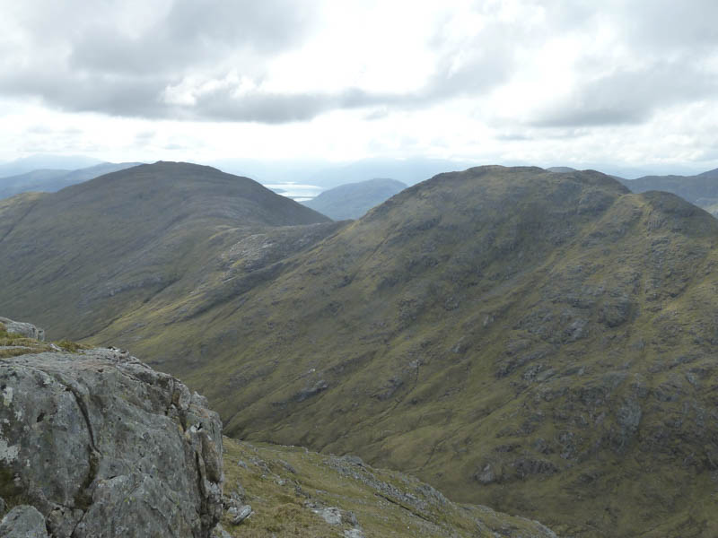 Beinn na h-Uamha and Sgurr a' Chaorainn. Loch Leven beyond