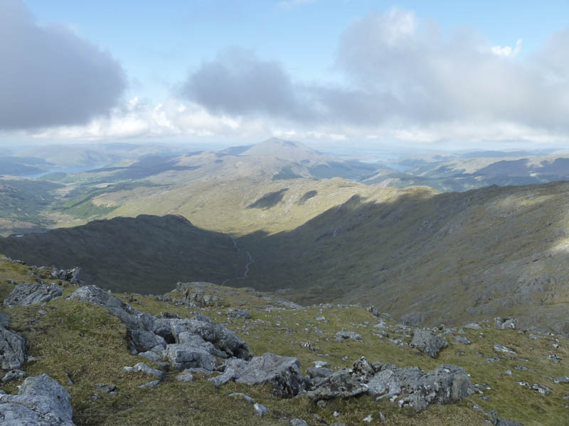 Druim Leac a'SgiathainRidge, Allt Feith Dhomhnuill and Druim Garbh Ridge