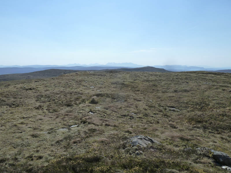 Cuillin in the distance