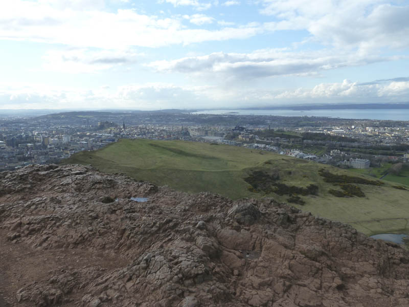 Edinburgh across Salisbury Crags