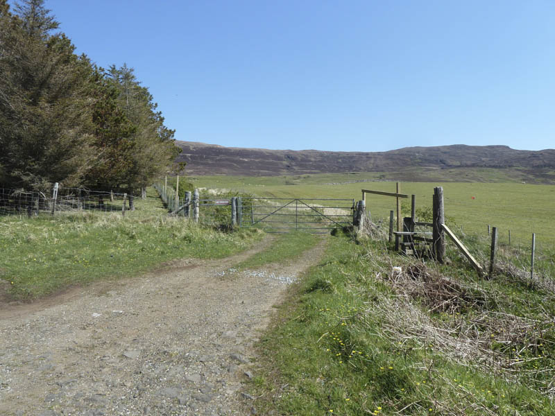 Start of ascent for Beinn Bhreac