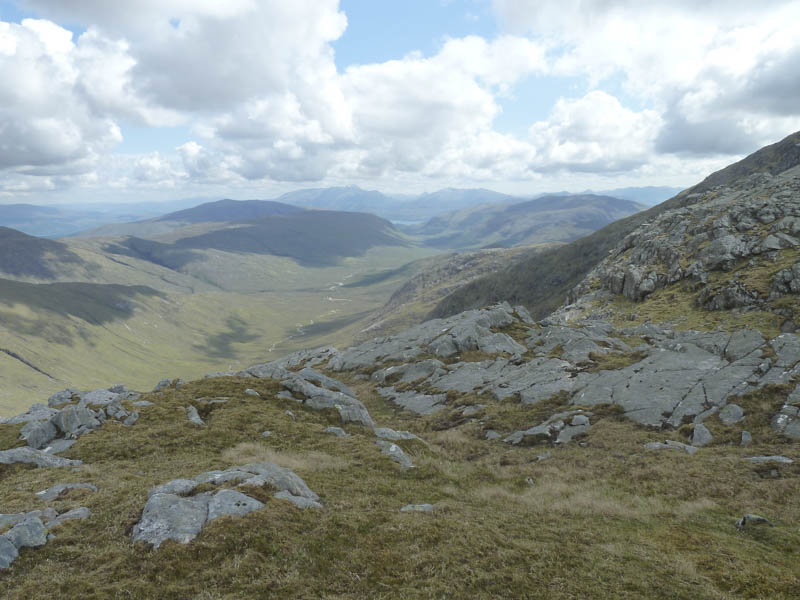 Glen Scaddle. Ben Nevis in the distance