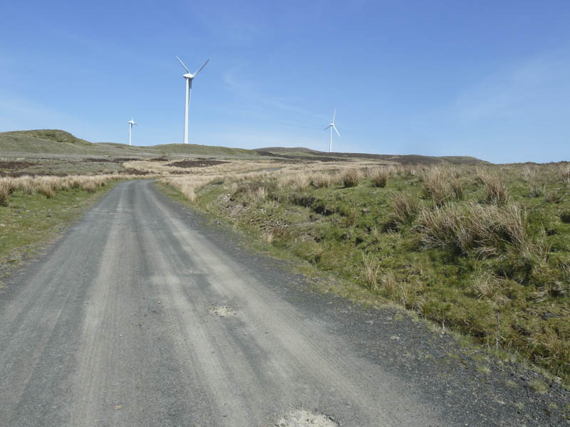 Track leading to Edinbane Windfarm