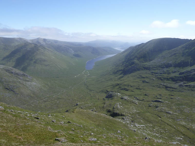 Sgurr na Conbhaire and Loch Monar