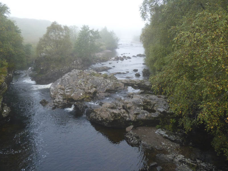 River Fillan in the mist