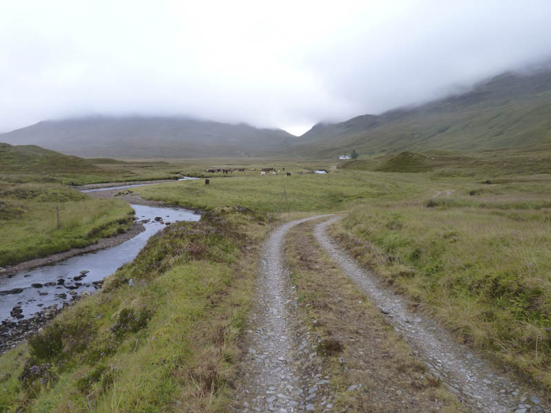 Track towards Bendronaig Bothy