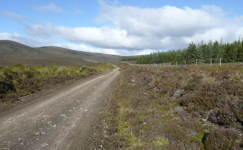 Track continues north-west