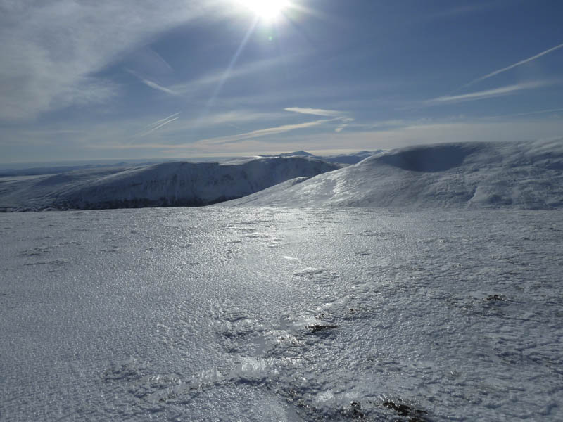 Meall na Leitreach. Schiehallion beyond