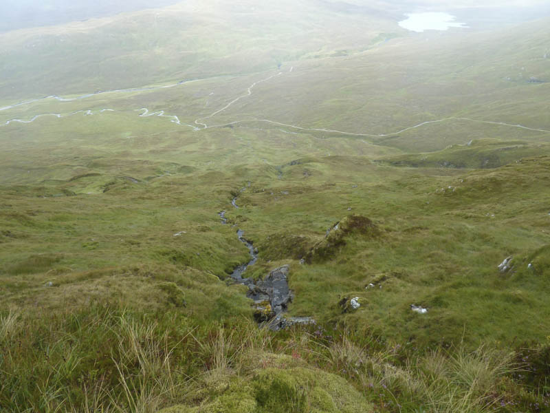 Ascent, descent route Beinn Dronaig