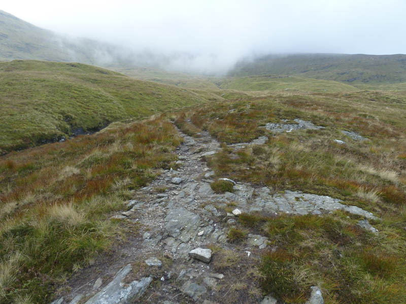 Path towards North-West Ridge, Beinn Dubhchraig
