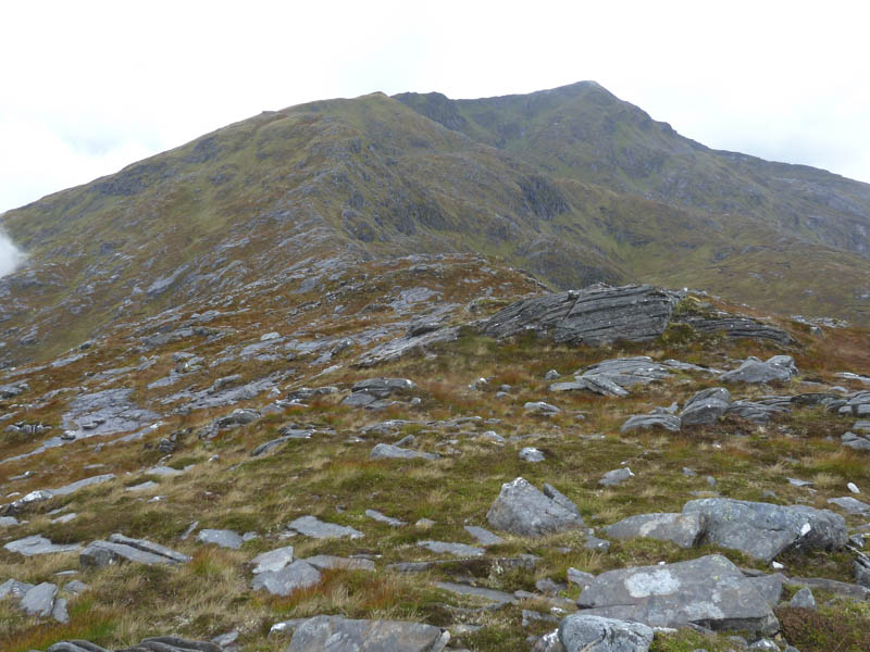 View back to Spidean Mialach