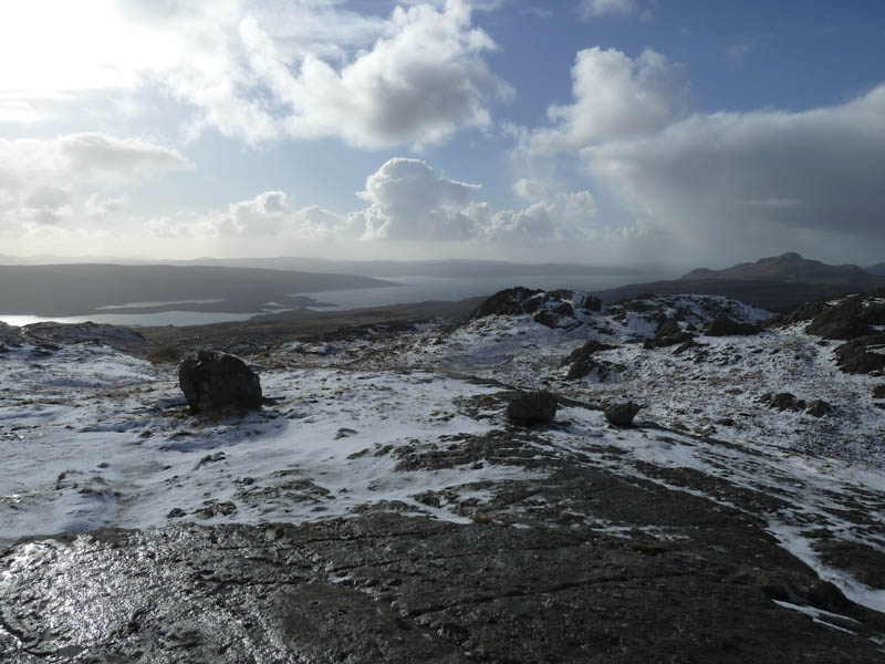 Loch Sunart. Isle of Mull in distance