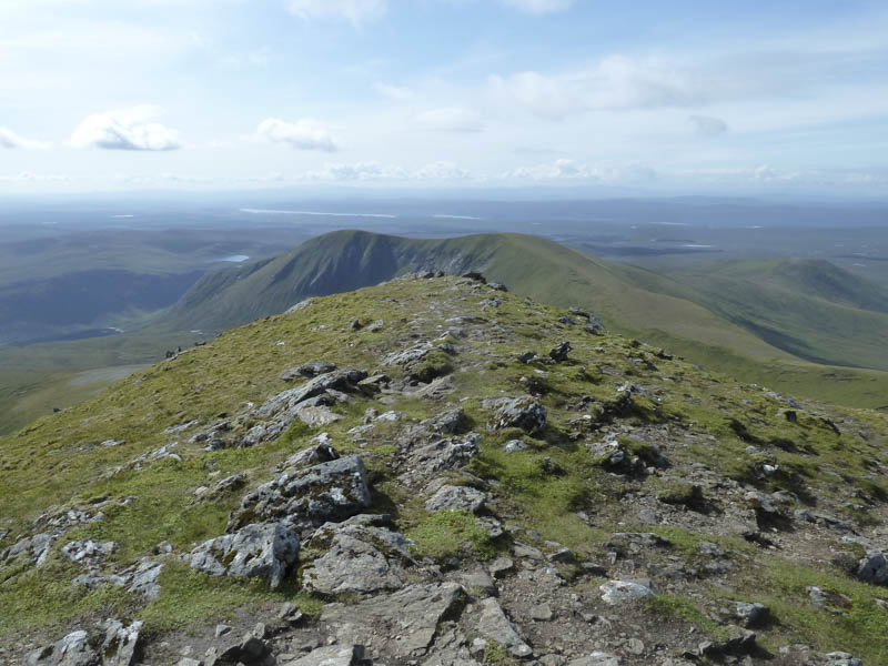 Creag an Lochain. Loch Shin beyond