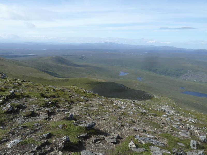 Back to start. Ben More Assynt in the distance