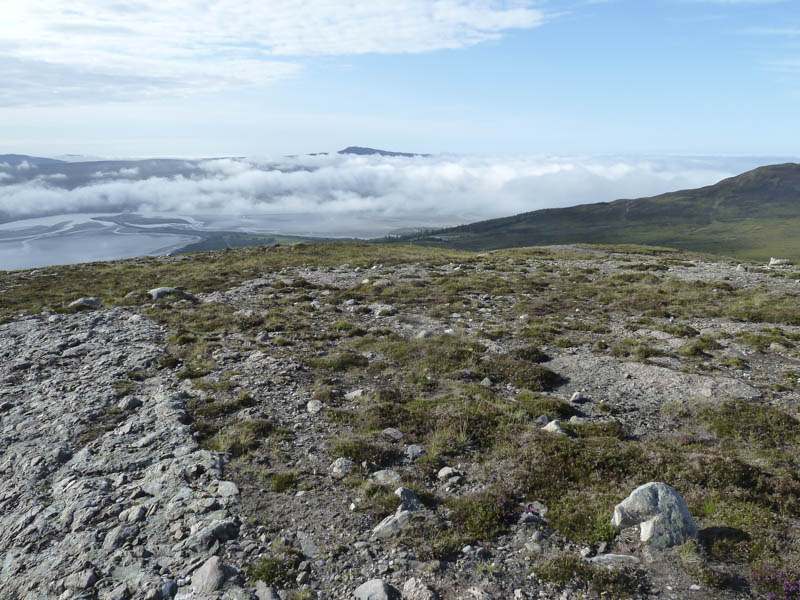 Ben Hutig above the haar