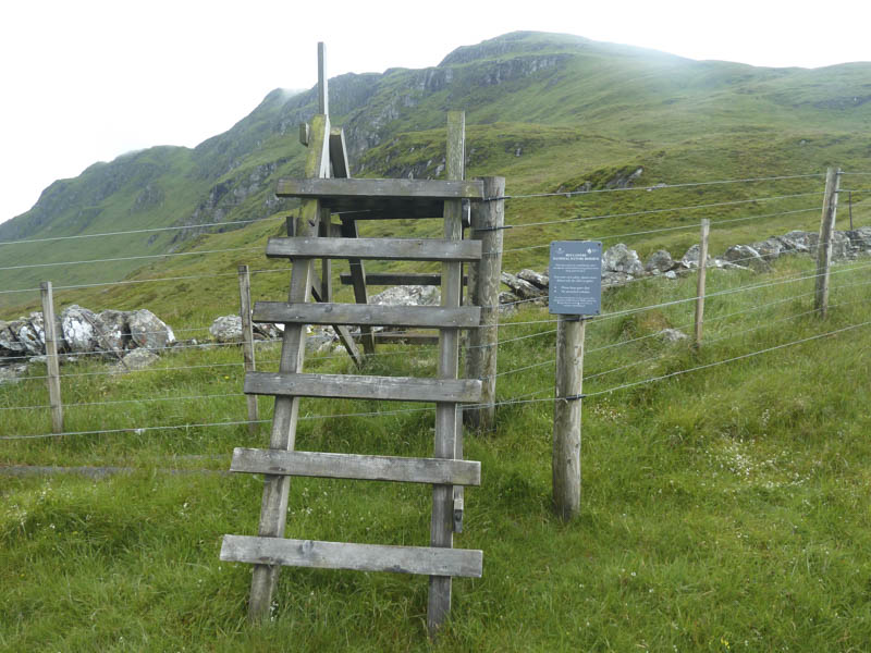 Stile over upgraded electric fences