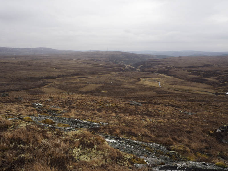 View back to start and Glen Kyllachy