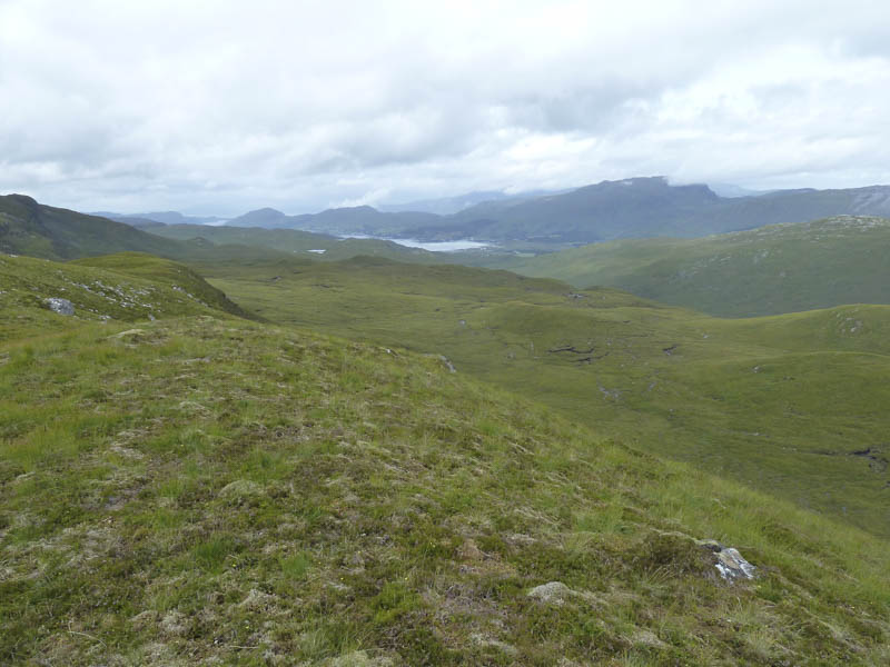 Loch Carron and approach route