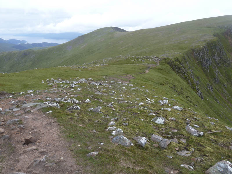 Route from Meall a' Chaorainn