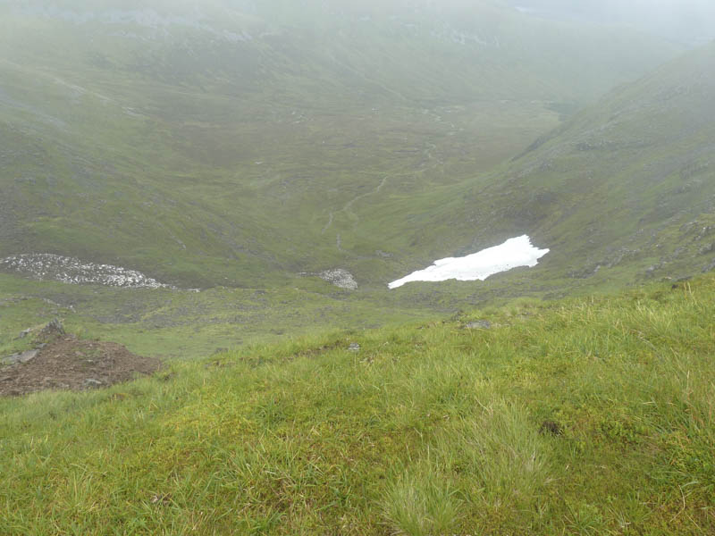 Snow patches in Coire na h-Uamha