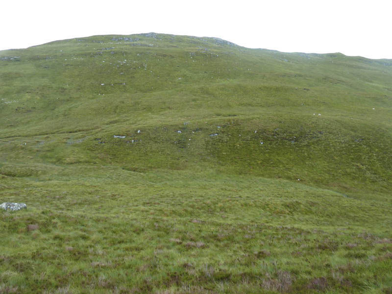 Heading for summit of Bidhein Bad na h-Iolaire