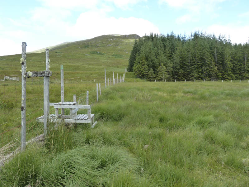 Descent route Beinn a' Chaorainn