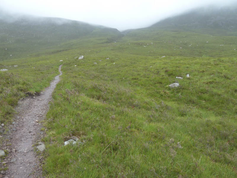 Path west of the Allt an Tuill Bhain