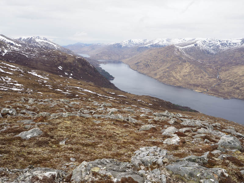 Beinn Fhionnlaidh, Loch Mullardoch and its Munros