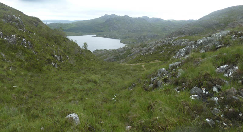 Descent to Loch Bad an Sgalaig