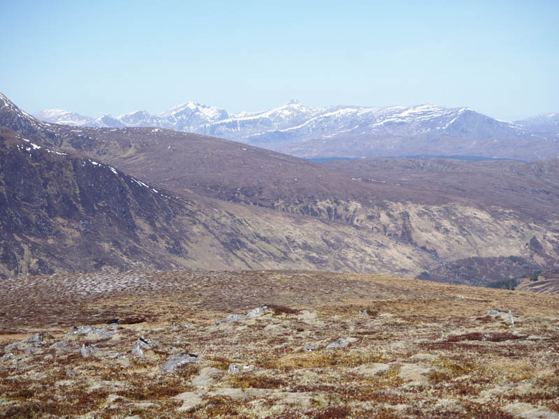 Snow capped Fannaichs